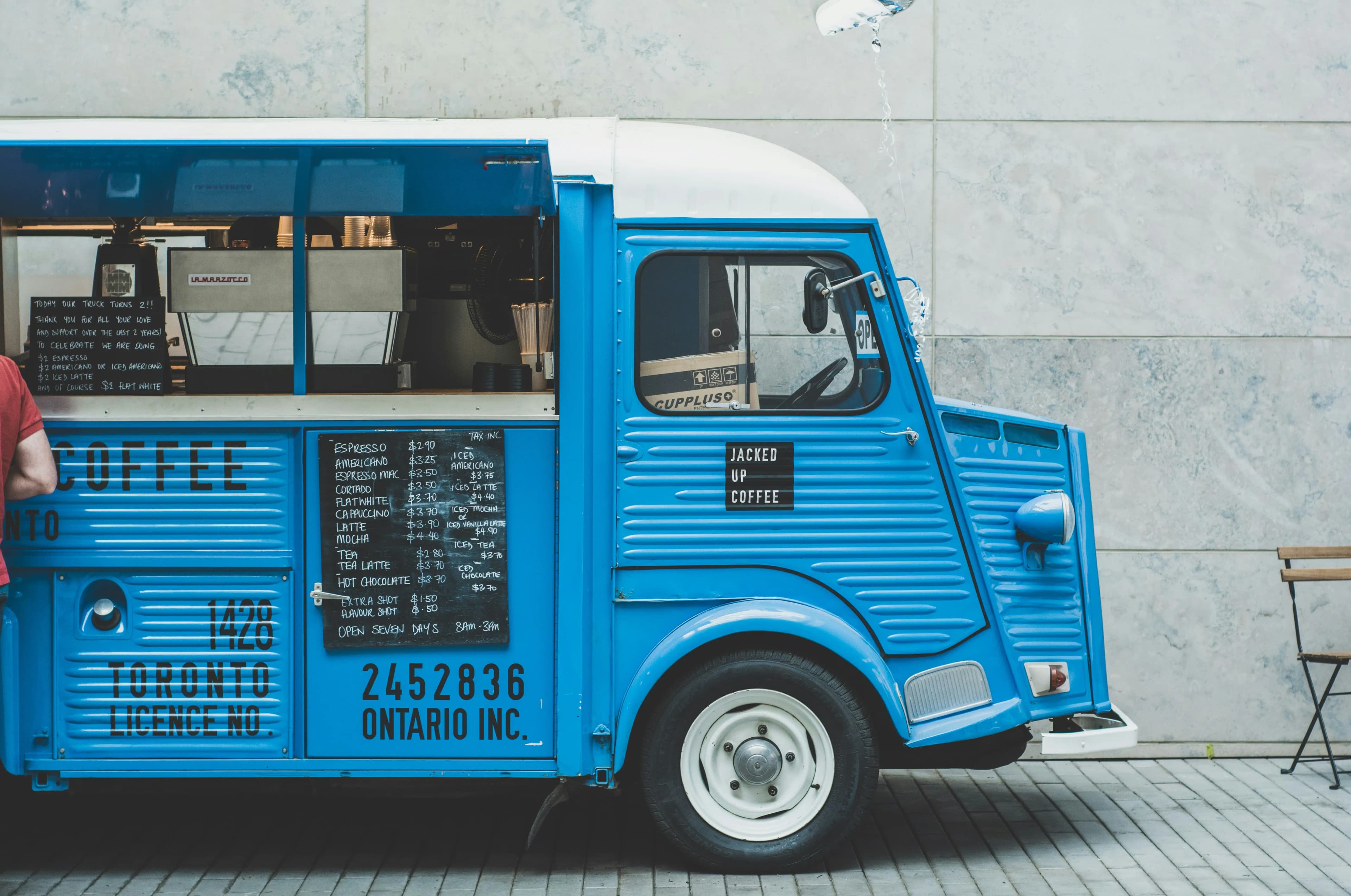 Åbningstjek af foodtruck